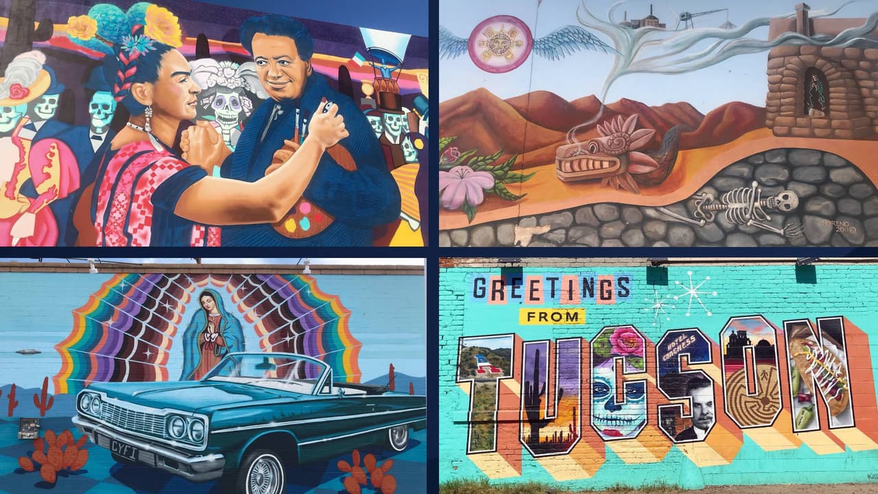 En el Mes de la Herencia Hispana se celebra la contribución, historia y cultura de la comunidad. A continuación, te enseñamos una serie de murales en Tucson; estos cuentan historias y expresan sentimientos de los vecindarios.