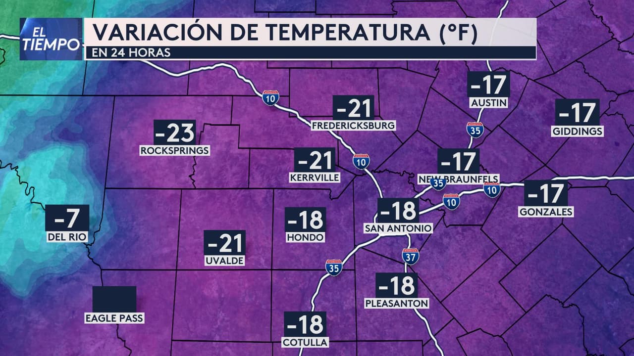 Bajan 17 grados en 24 horas: frente frío provoca temperaturas frescas en Austin