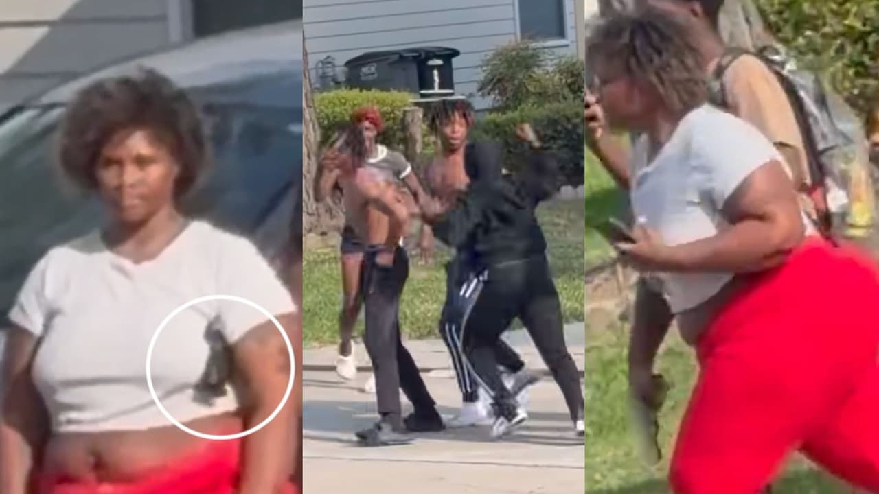 Buscan a mujer que apuntó con arma a menor durante una pelea callejera entre adolescentes en Cypress