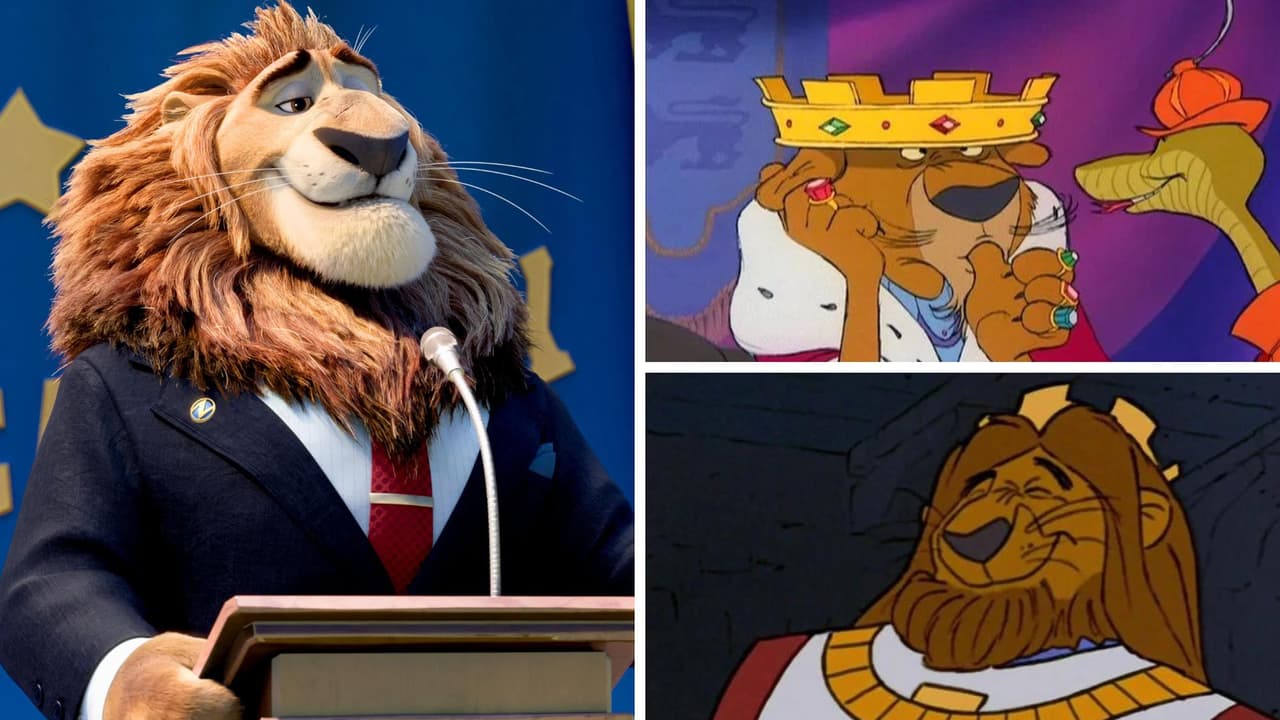 En ambas cintas hay leones con rangos importantes