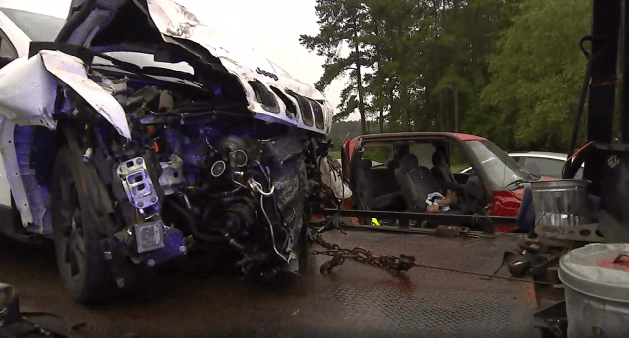 Tres heridos durante fuerte choque en Durham esta mañana