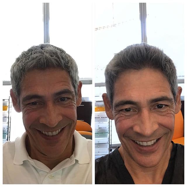 Antes de integrarse como jurado al programa, Johnny tomó la decisión de teñirse el cabello, pero no completamente oscuro.