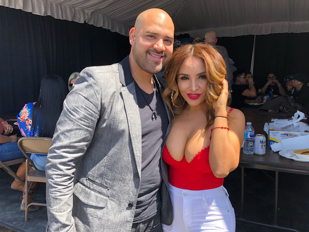 Pero ellas no iban solas, ¡se fue toda la banda de El Free-guey show y El Bueno, La Mala y El Feo!