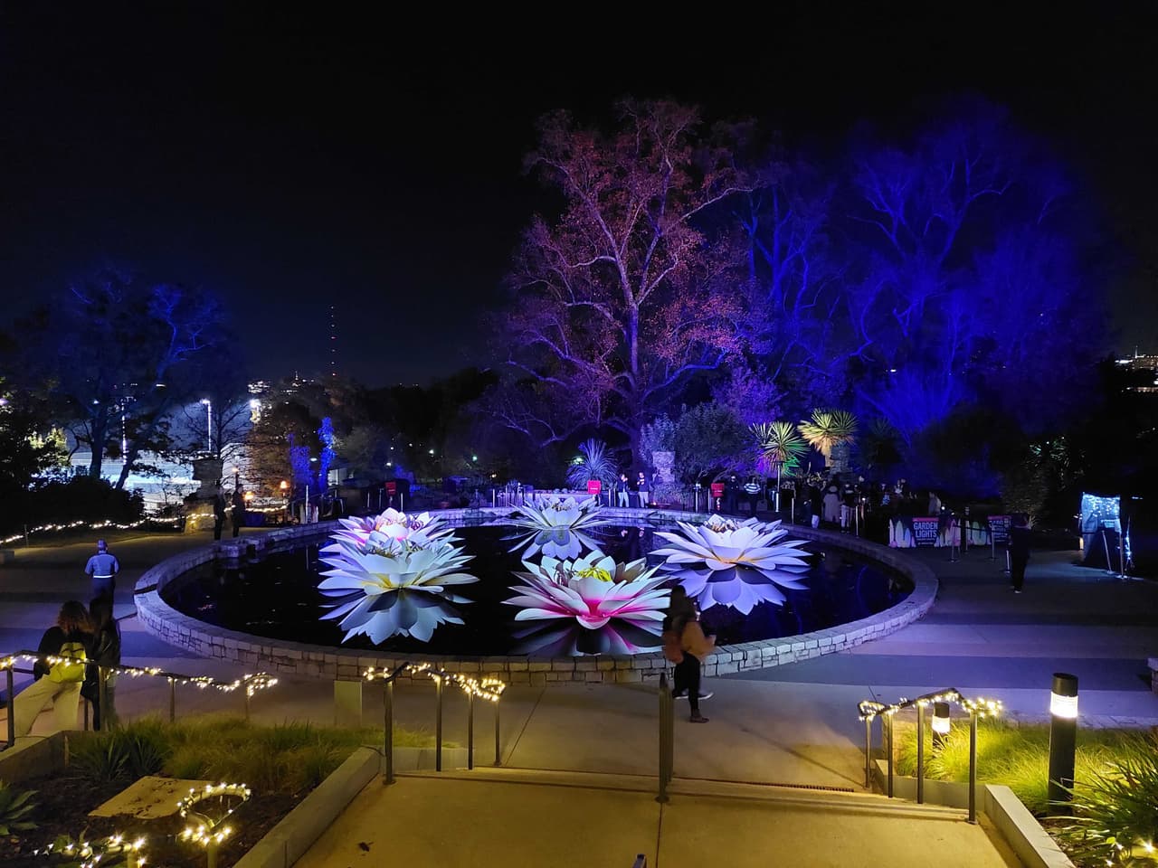 El espectáculo de luces estará disponible hasta el 15 de enero.