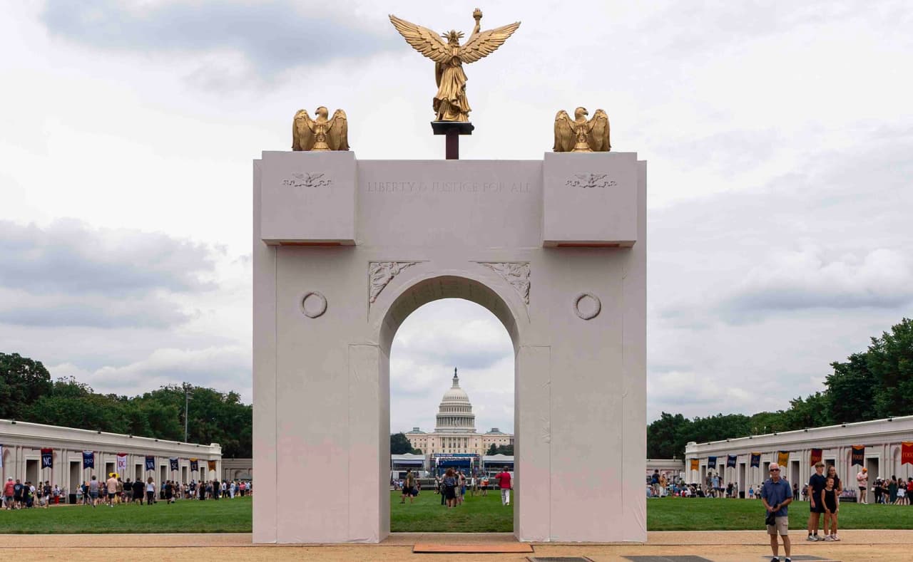 El Arco de Trump será un complejo militar; así es el proyecto en Washington DC