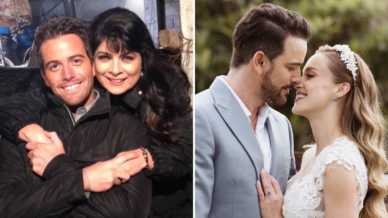 ‘Hijo’ de Victoria Ruffo se casa con famosa actriz: así fueron sus 2 vestidos de novia