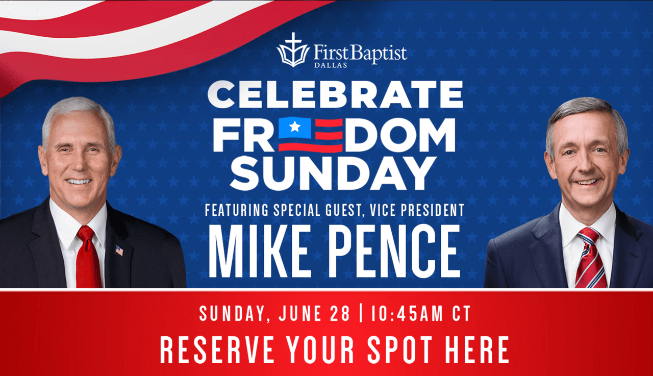 Vicepresidente Mike Pence visitará Dallas a finales de junio