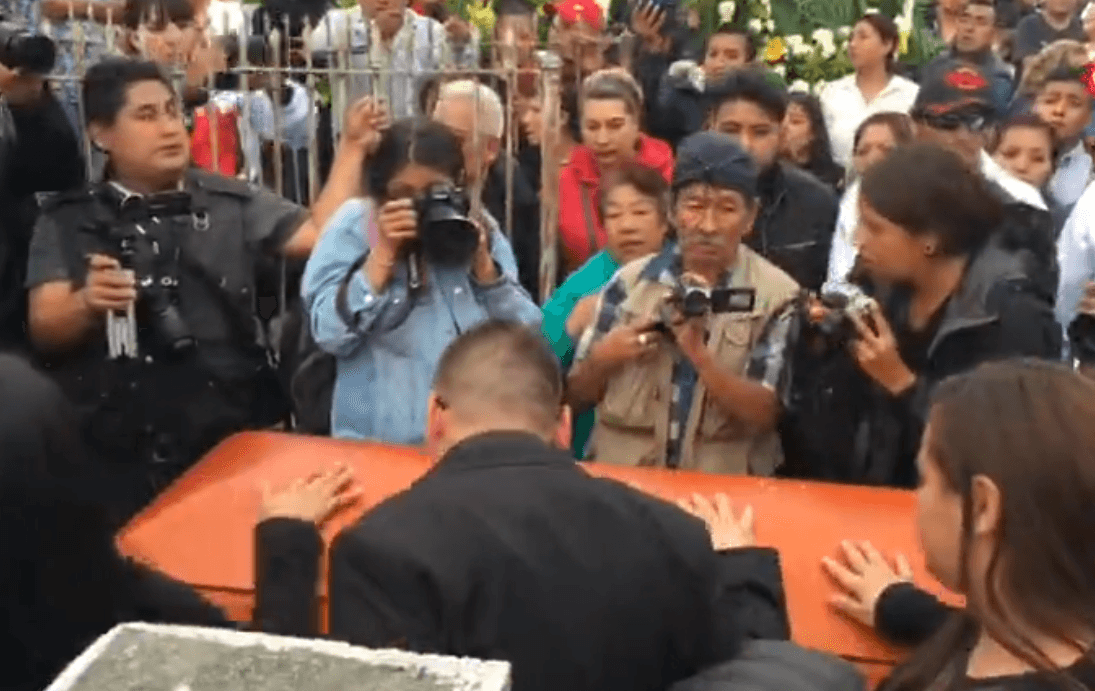 Entierro del alcalde Francisco Tenorio este domingo.