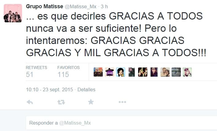 Y no dejaron de agradecer por esta oportunidad.