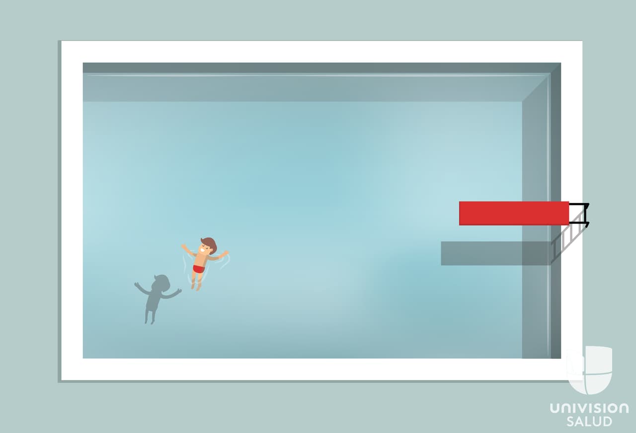 Asegúrese de que el drenaje en la parte más profunda sea visible. El agua clara permite a los socorristas y otros nadadores darse cuenta de que alguien necesita ayuda.