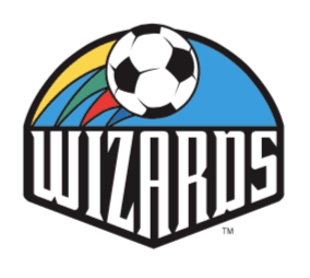 Entre 1996 y 2007 cambió su nombre por Kansas City Wizards, y este era su logo.