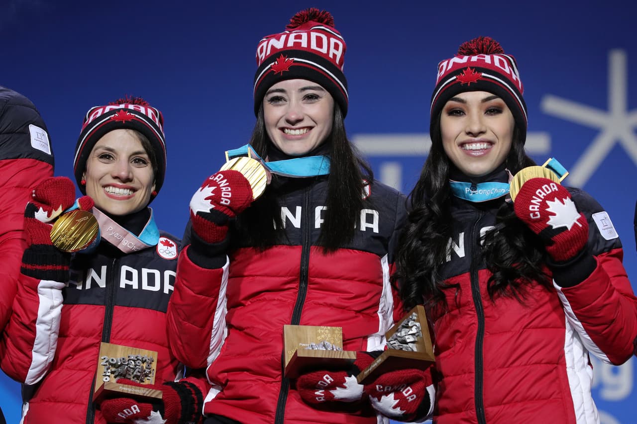 En estos Juegos Olímpicos de Pyeongchang 2018, Meagan se colgó la medalla de oro en patinaje artístico por equipos con Canadá.