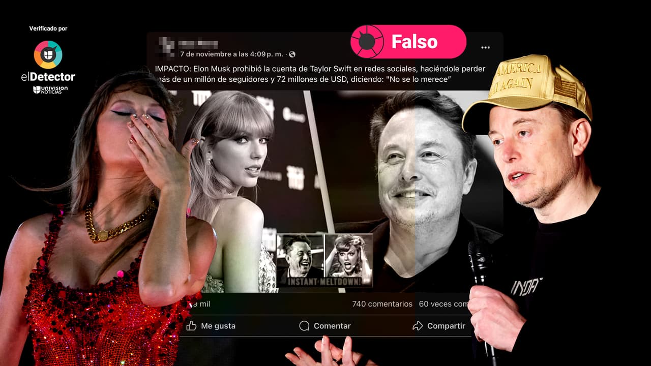 Elon Musk NO prohibió las cuentas de Taylor Swift en redes sociales