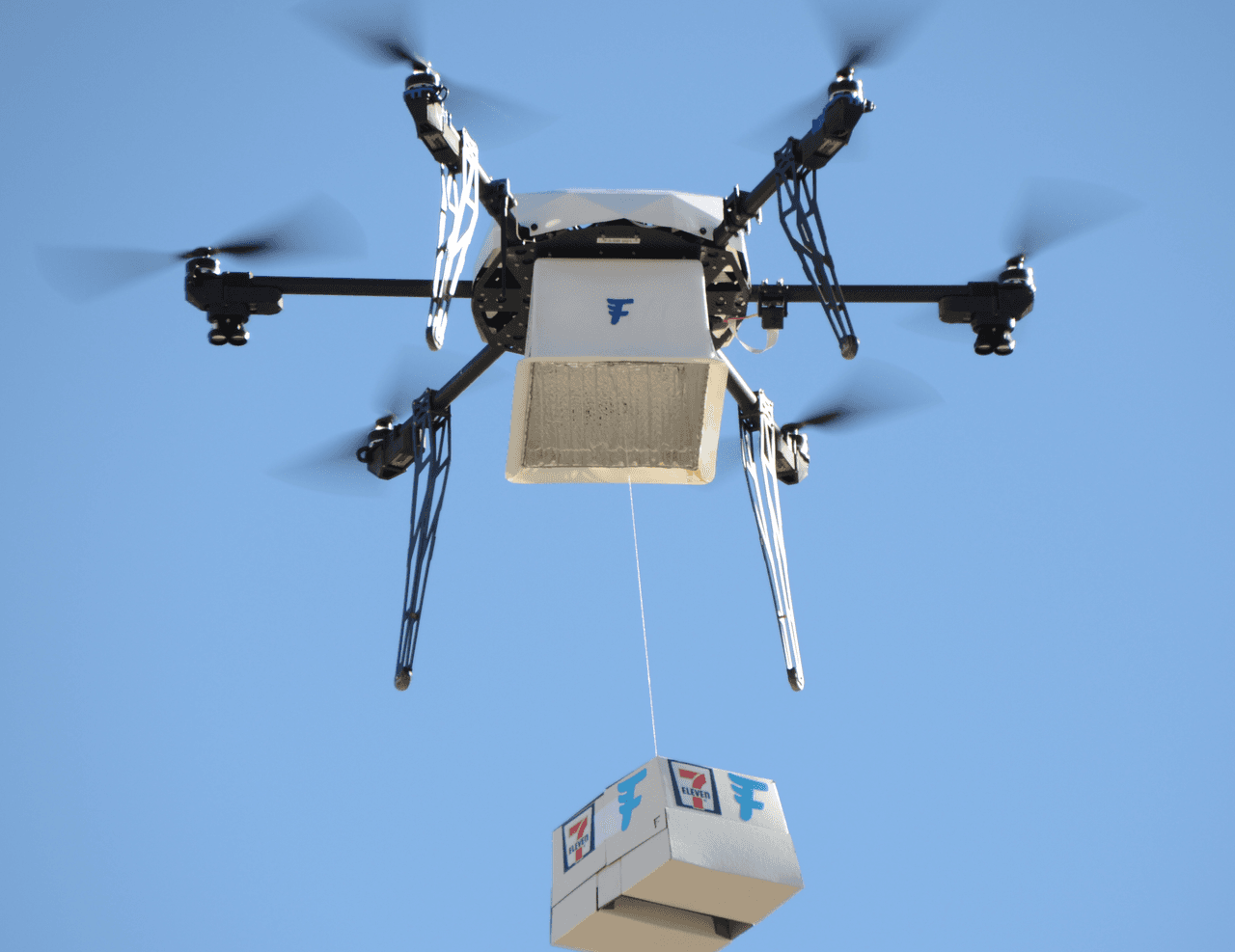 7 Eleven ya realizó entregas experimentales de comida y hasta granizados con drones.