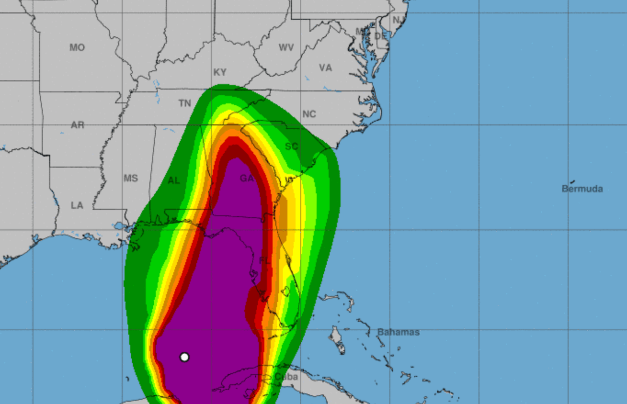 Por el huracán Helene, ¿qué zonas de Georgia enfrentan un mayor riesgo?
