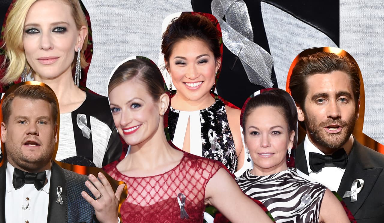 El significado del listón translúcido y los mejores looks de belleza de los Tony Awards