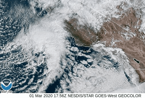 Lluvias, nieve y hasta tormentas eléctricas: lo que le espera al sur de California este domingo