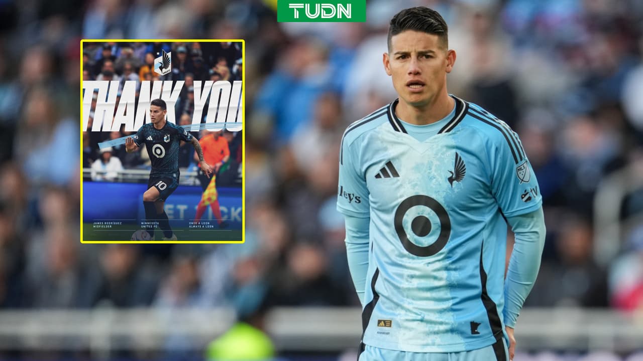 ¡Oficial! Minnesota United le dice adiós a James Rodríguez
