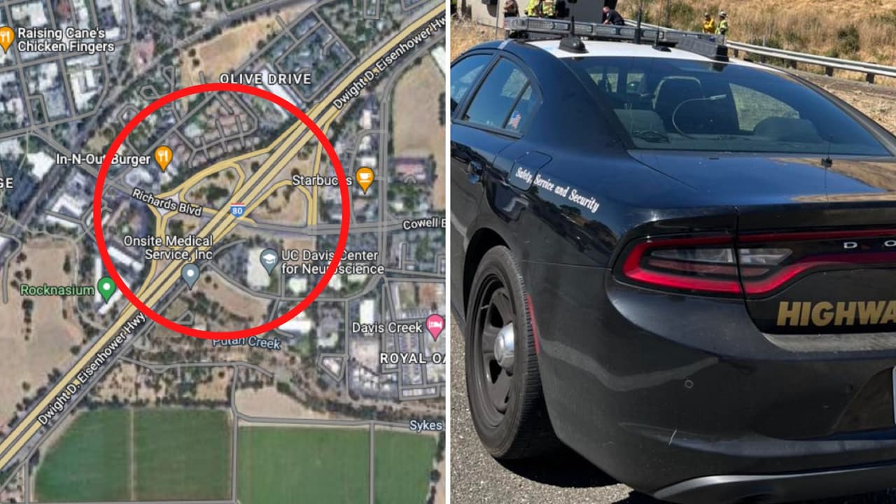 Choque frontal deja tres muertos en la I-80, en Davis: CHP investiga posible DUI