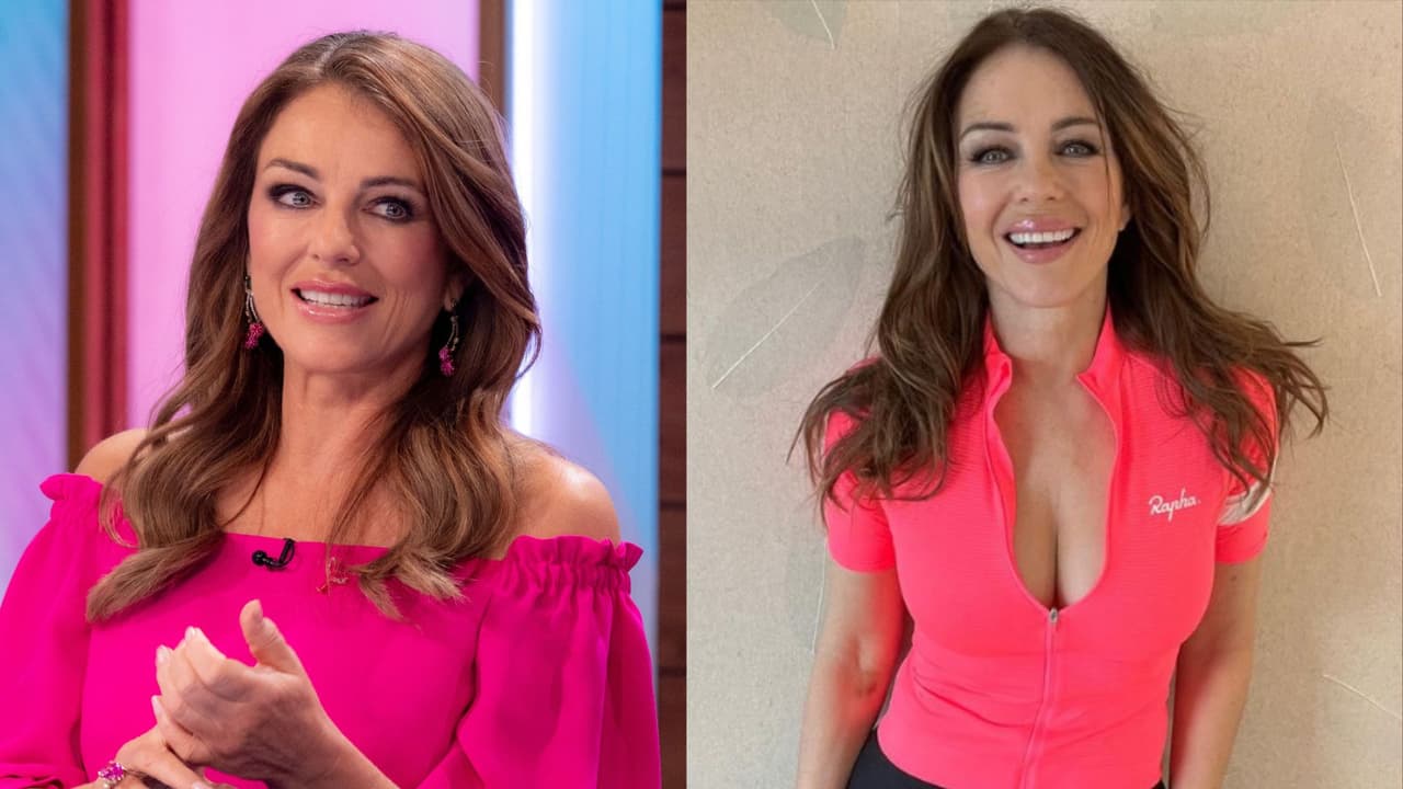 Así luce Elizabeth Hurley en 2022.