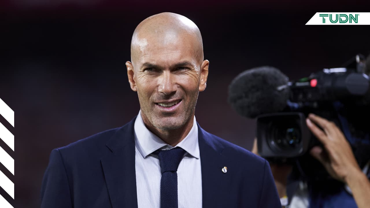 Zinedine Zidane, técnico del Real Madrid.
