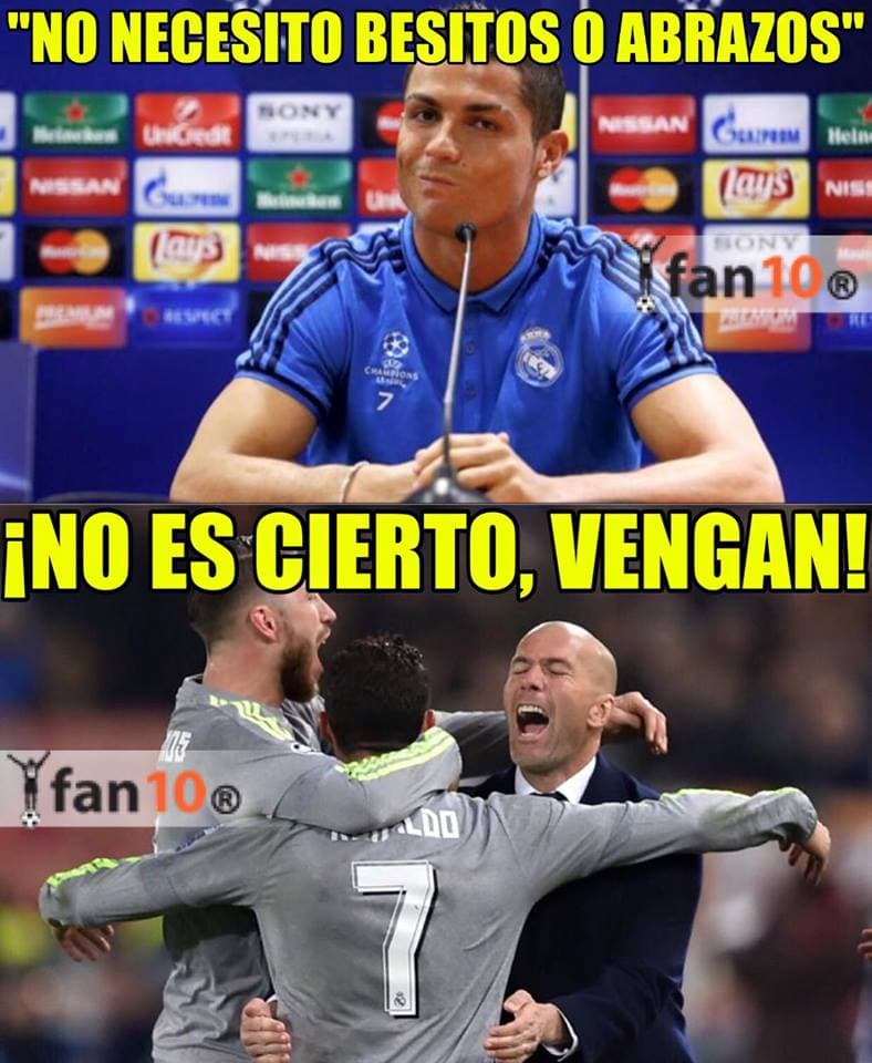 Los memes de la jornada se los llevaron Cristiano Ronaldo, quien anotó en Champions, y Messi que marcó su gol 300 con el Barcelona
