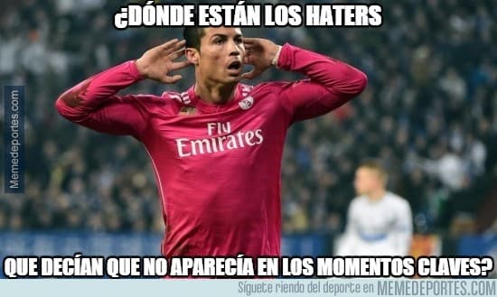 Los memes de la jornada se los llevaron Cristiano Ronaldo, quien anotó en Champions, y Messi que marcó su gol 300 con el Barcelona