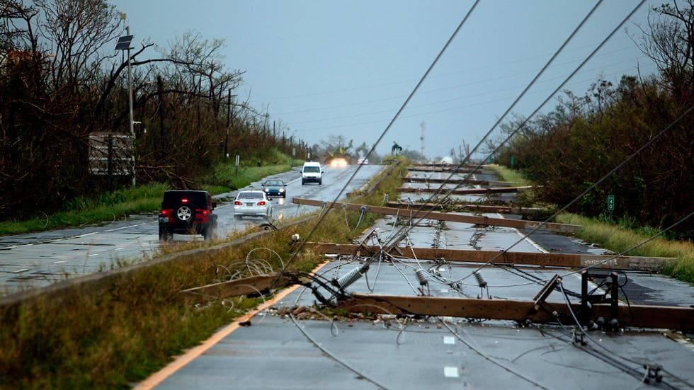 More evidence of why the power is out across Puerto Rico. Ricardo Arduengo/AFP/Getty Images