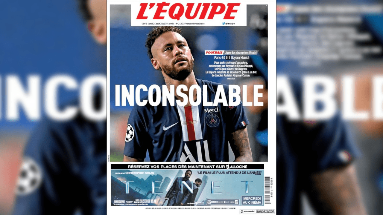 Periódico L'equipe.