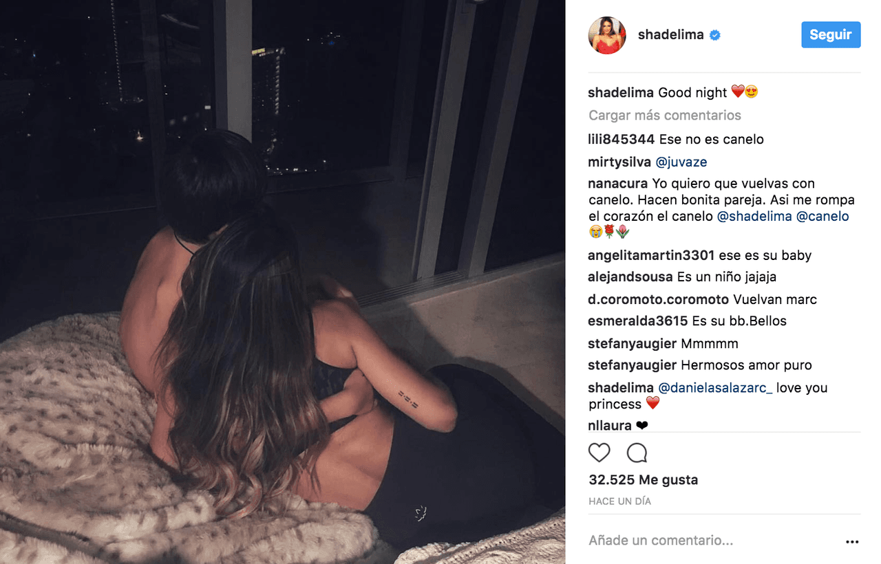 Y ahora, un día antes de que capturaran a Manuel Sosa, padre del menor, la modelo compartió una foto abrazada a su hijo. "Good Night", escribió.