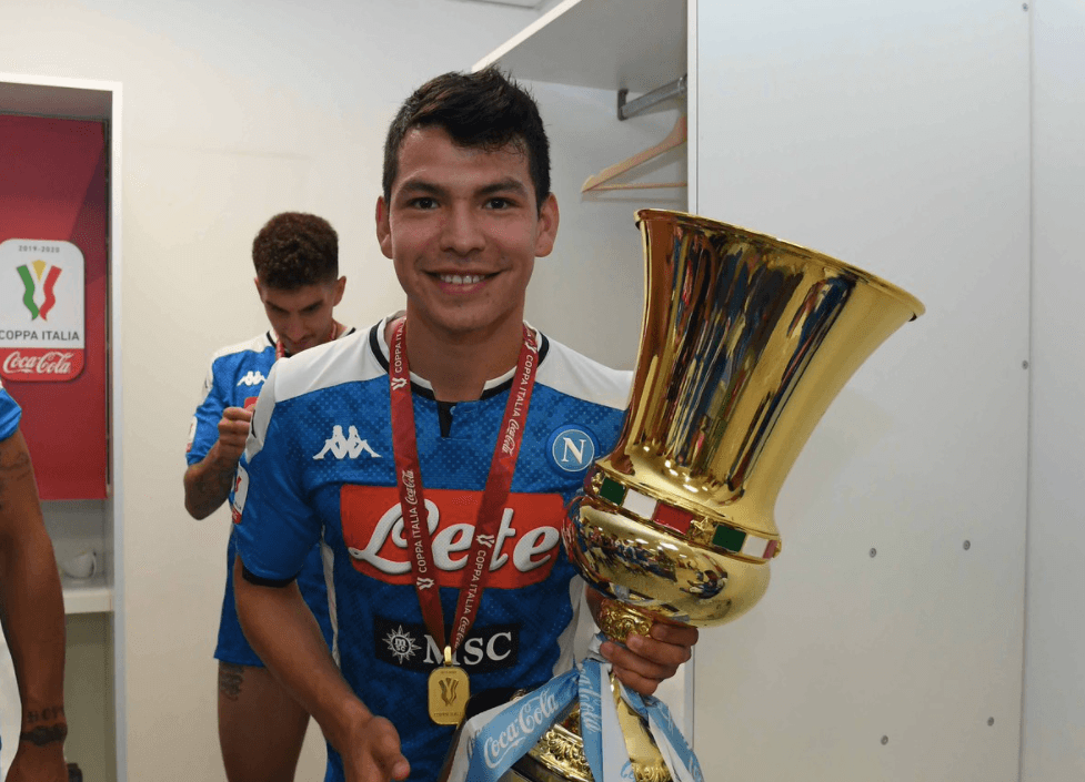 Hirving Lozano, primer mexicano que gana un título en Italia