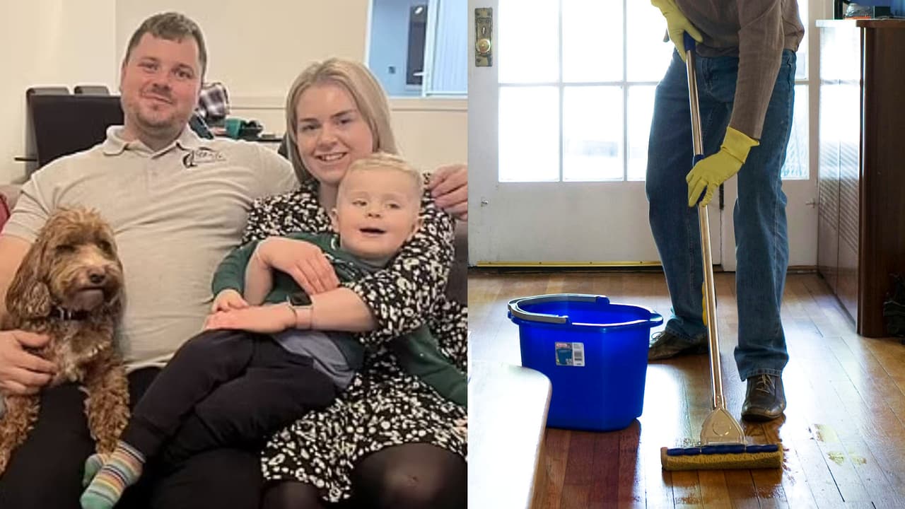 Hombre cobra 900 dólares a su esposa por limpiar su casa y desata debate