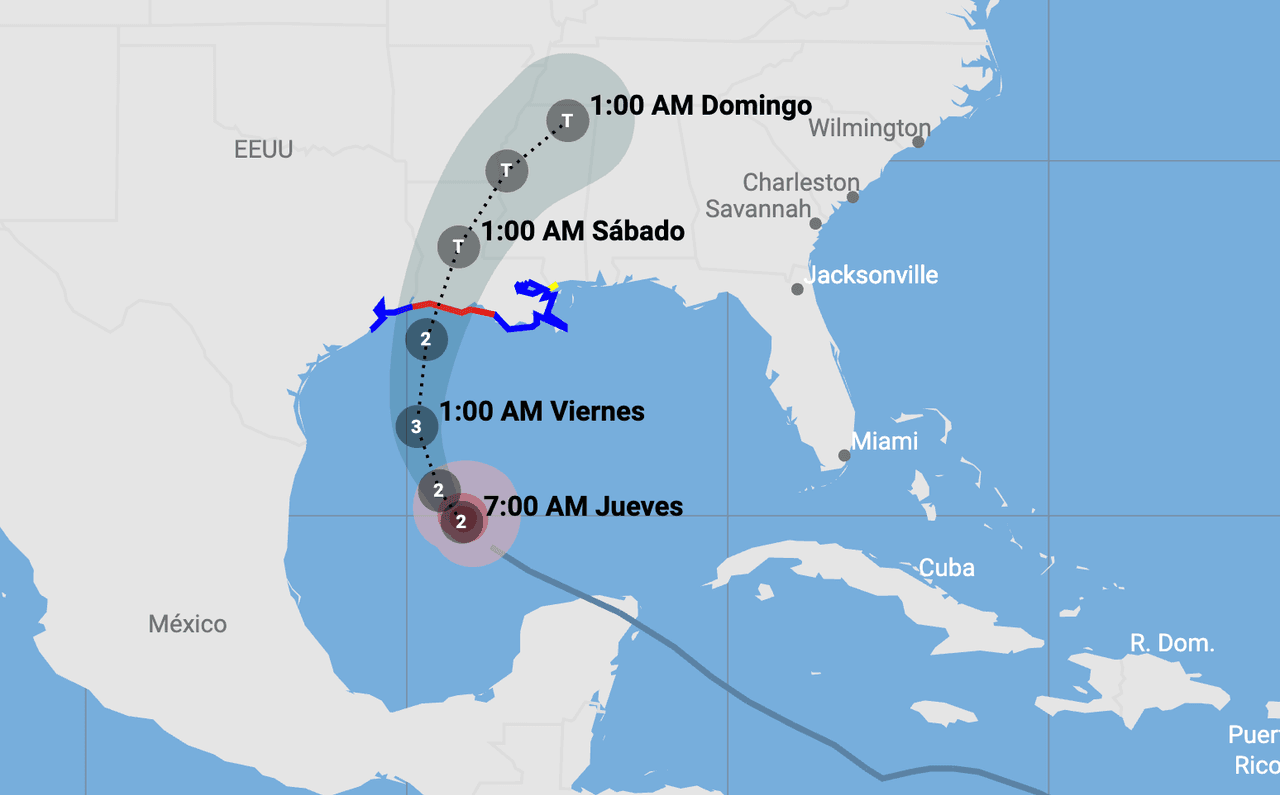 En vivo: sigue la trayectoria actualizada del huracán Delta