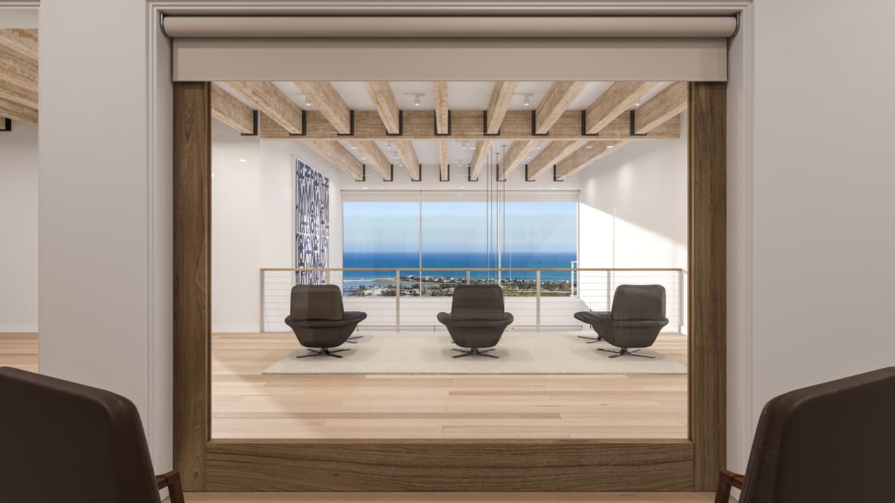 El terreno es de 15,000 pies cuadrados.