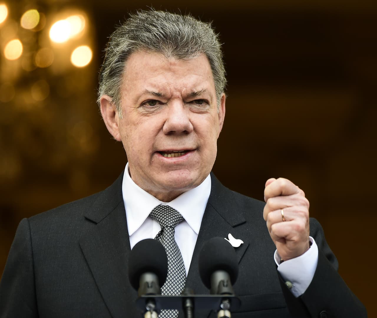 Presidente Santos asegura que la paz en Colombia favorecerá la lucha antidrogas