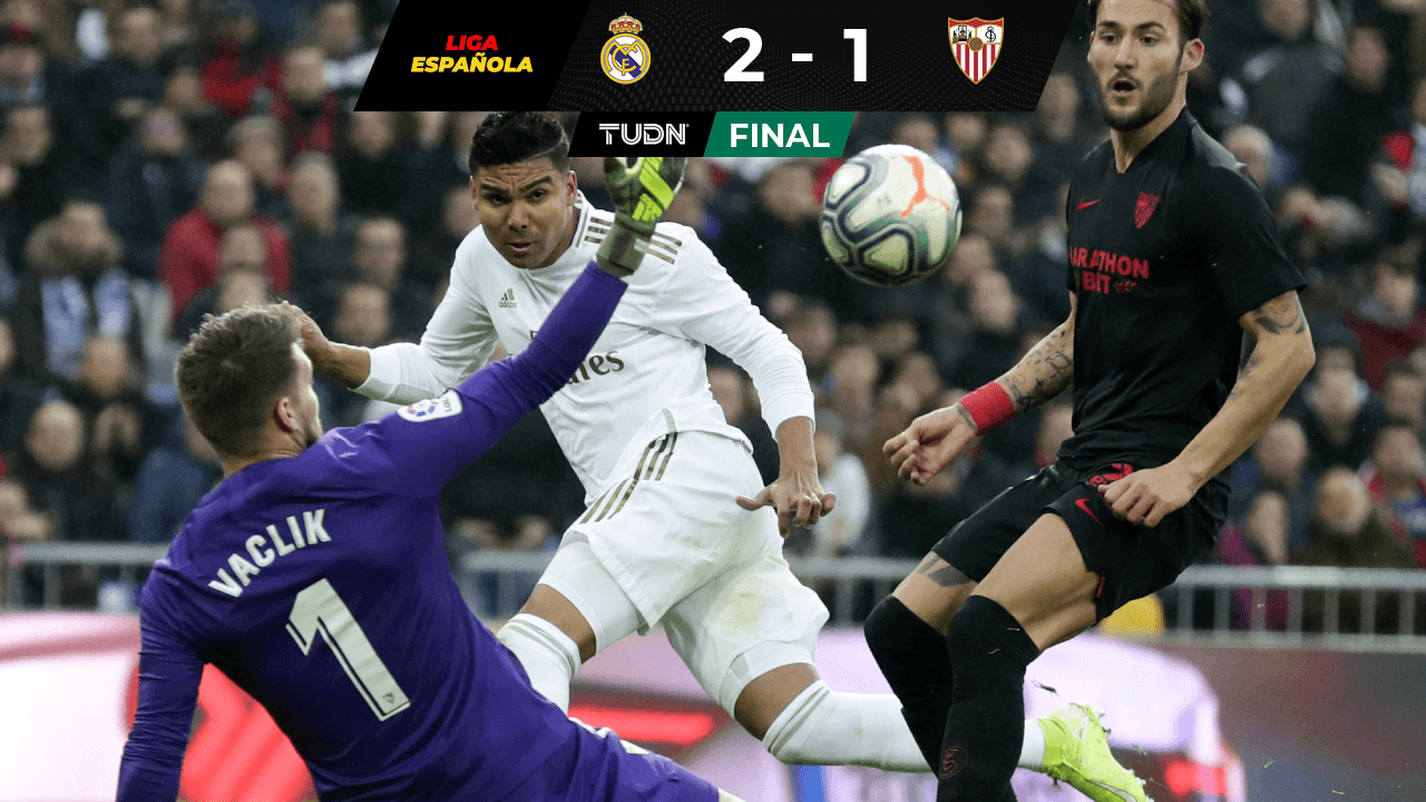 ¡Se vistió de Benzema! Casemiro da la victoria al Madrid sobre Sevilla
<br>