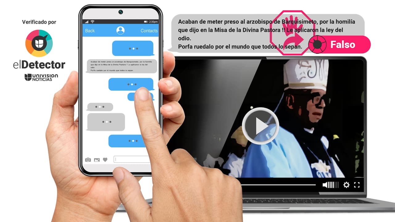 El “arzobispo de Barquisimeto” no fue detenido en Venezuela tras su homilía de la Divina Pastora