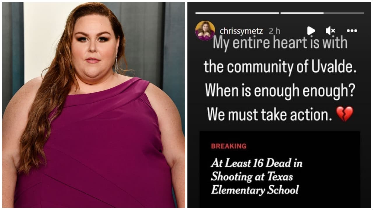La actriz y cantante
<b>Chrissy Metz</b> también se mostró empática ante la masacre: "Todo mi corazón está con la comunidad de Uvalde. ¿Cuándo suficiente es suficiente? Debemos tomar acciones".
<br>