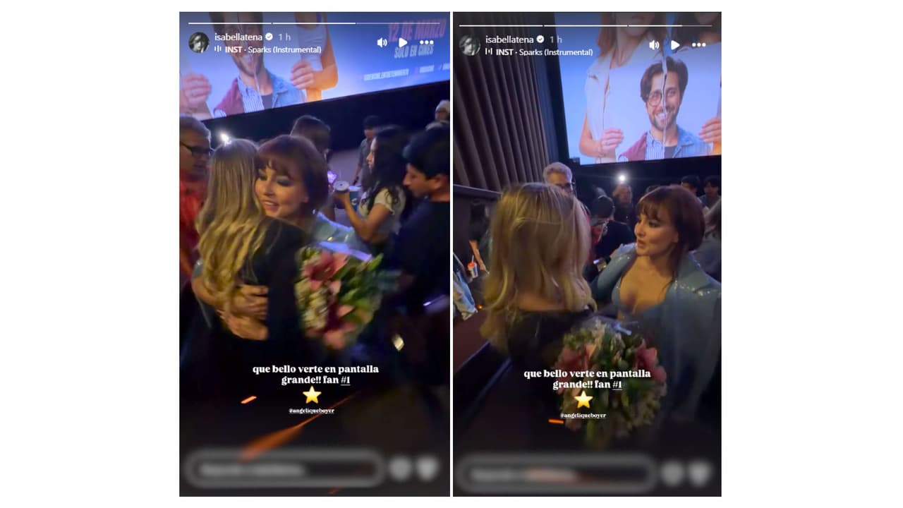 Angelique Boyer e Isabella Tena se reencuentran.