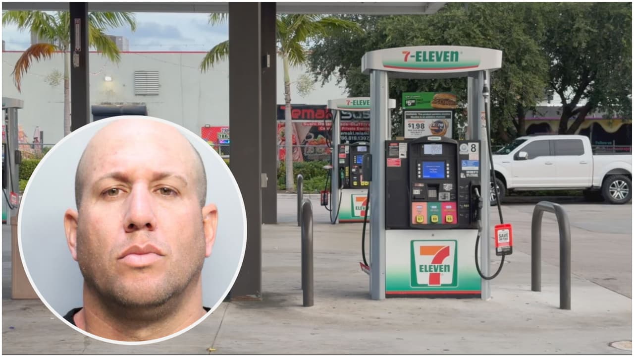 Hombre es acusado de robar miles de dólares en diésel de una gasolinera 7-Eleven de Hialeah