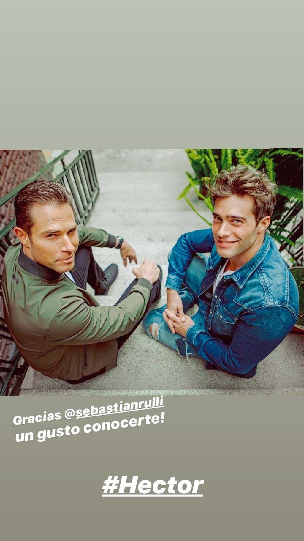 El encuentro le permitió a Rodrigo entender de mejor manera la esencia de su personaje, pues tenía ciertas dudas sobre su verdadero perfil.