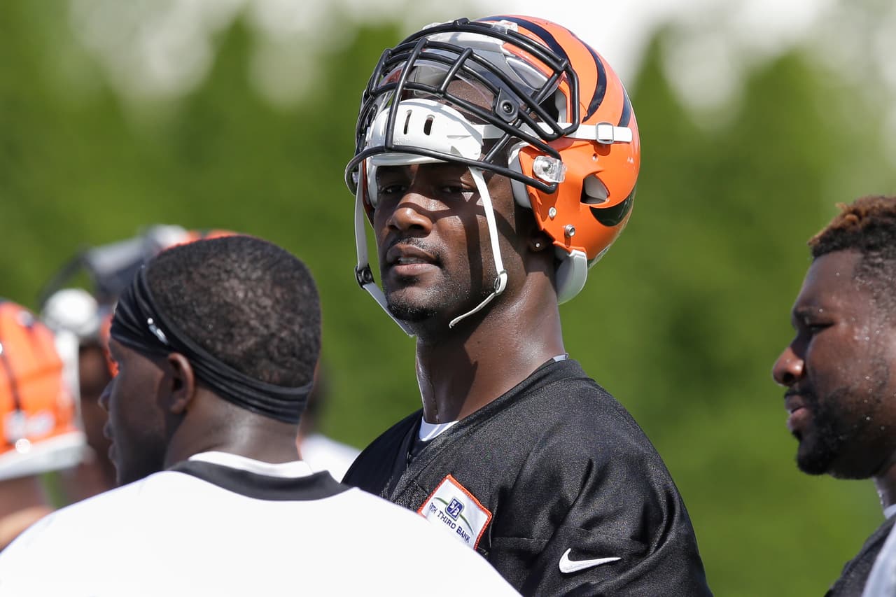 El cazador de cabezas de los Bengals, Michael Johnson, se torció ligamento