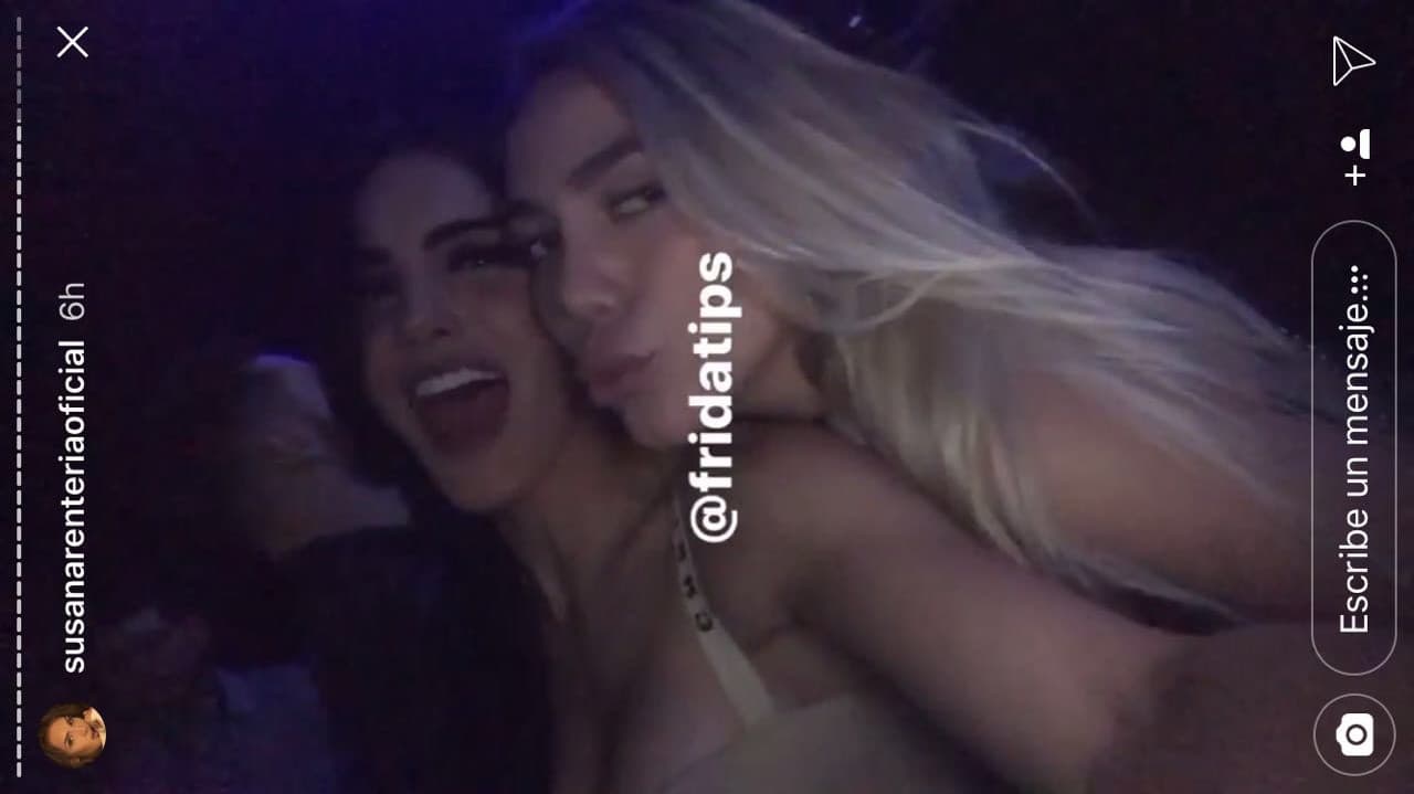 Incluso presumió su encuentro con Frida Sofía, hija de la Guzmán.