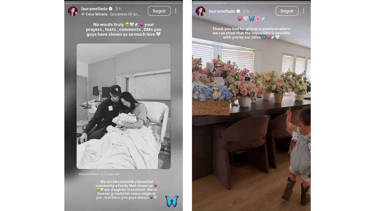 Laura Mellado compartió un emotivo mensaje tras el apoyo por la muerte de su bebita.