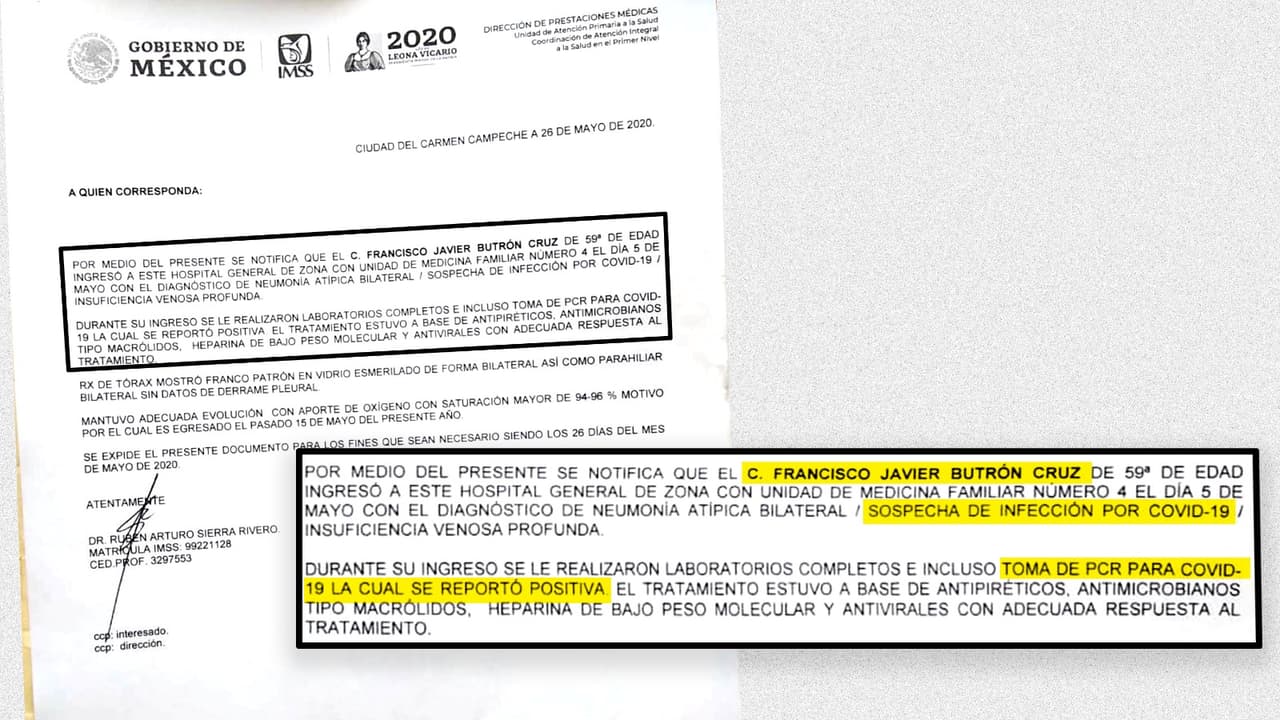 Javier Butrón resultó positivo a coronavirus unos días después de que fue bajado grave de la plataforma Chihuahua