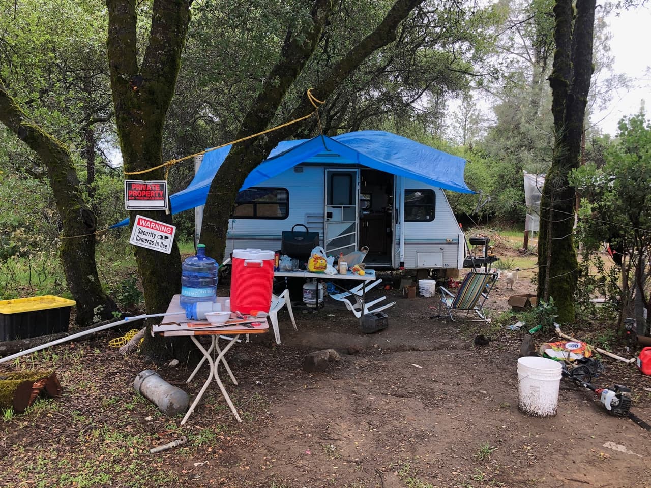 Los agentes encontraron una instalación de cultivo con sistemas de riego y electricidad, un vehículo recreacional y evidencias que indicaban que personas vivían en el sitio. Sin embargo, no hubo arrestos ya que el sitio estaba abandonado. El alguacil dijo que la investigación de las personas responsables sigue activa.