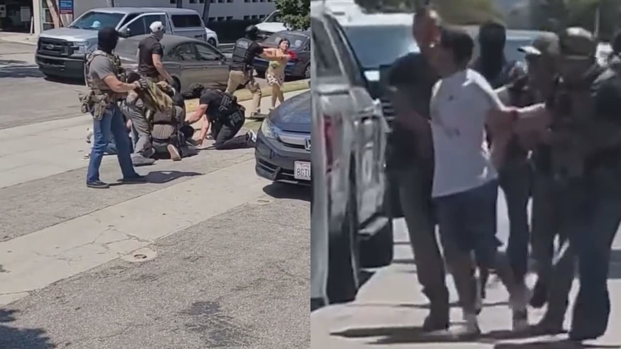 “¡Métete en la casa!”: los desgarradores gritos de un hijo a su madre cuando era arrestado por ICE