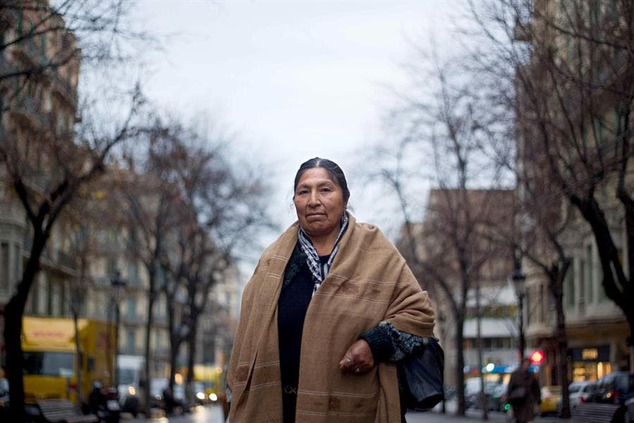 Foto de archivo de Esther Morales para una entrevista con EFE en Barcelona, en el año 2012.