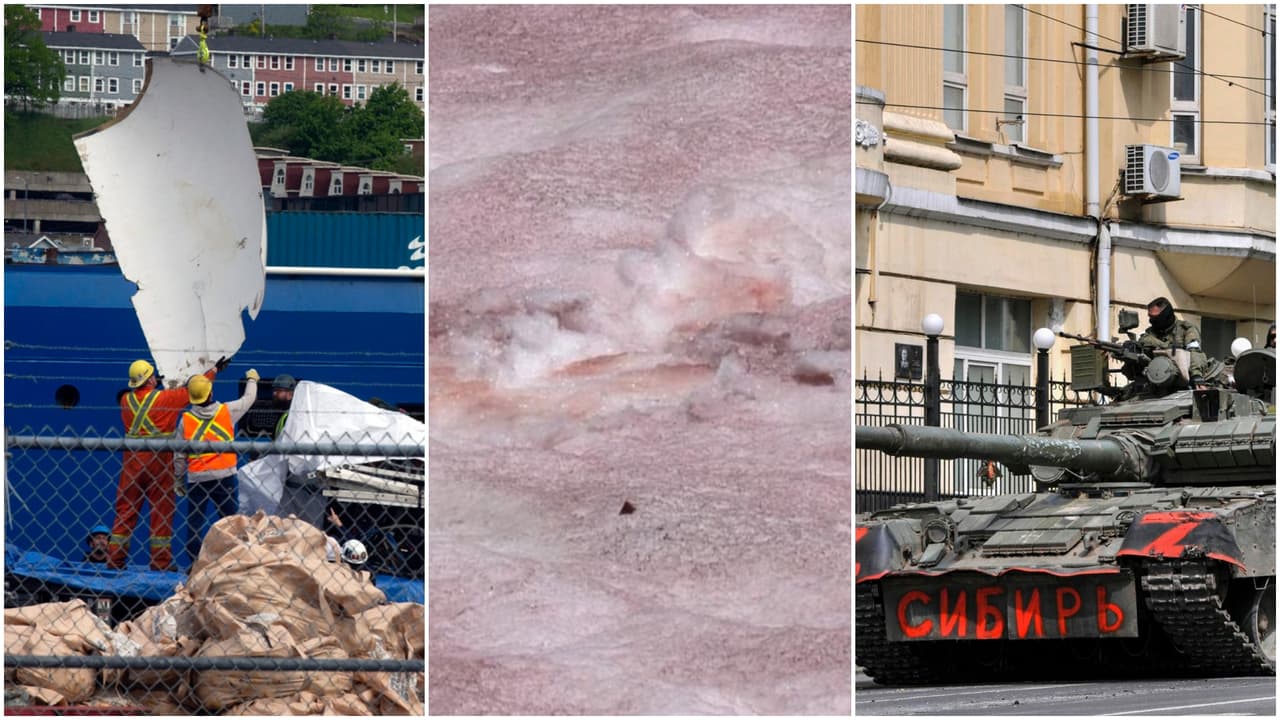 Imágenes de los restos del Titán y una revuelta en Rusia: los videos que marcaron la semana