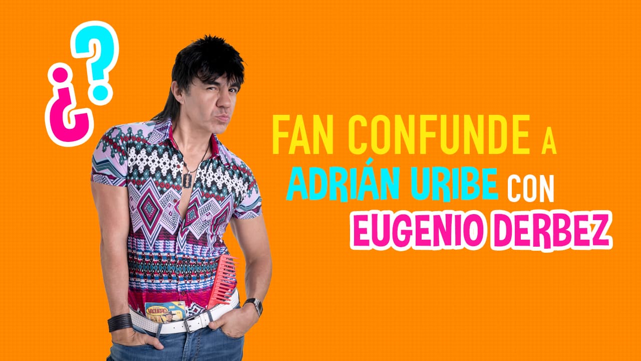 Fan confunde a Adrián Uribe con Eugenio Derbez